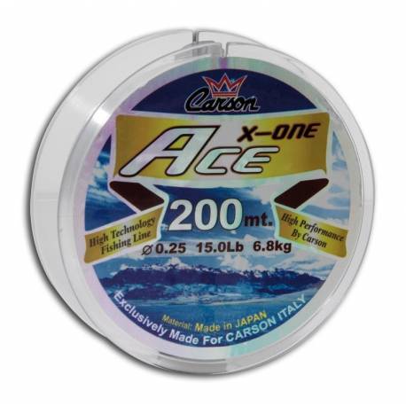 Monofilo da Pesca - Carson Ace X One 200Mt