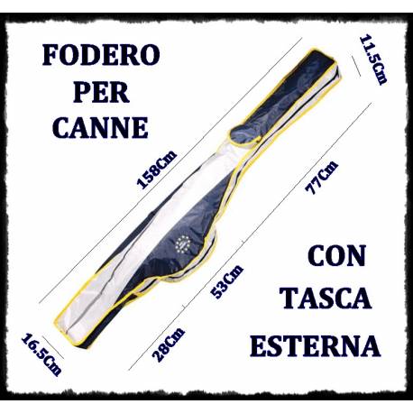 Fodero LL 158cm per canne