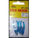 Eels Hook anguilline blu con amo