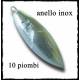 10 Piombi Tommy anello inox