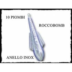 10 Piombi Roccobomb con anello inox