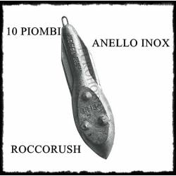 10 Piombi Roccorush con anello inox