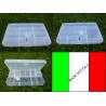 Scatola in plastica porta accessori / esche artificiali da pesca