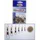 12 girelle con cuscinetto a sfera e moschettone interlock