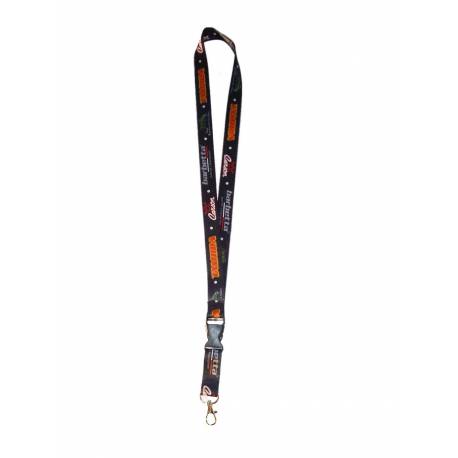 fascia tracolla con moschettone appendi retriever yoyo forbice slamatore