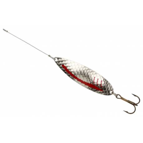 ondulante artificiale heron argento / rosso 