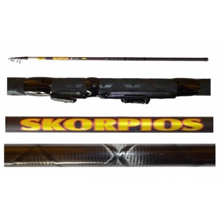 Canna Carbonio Intrecciato Skorpios 4Mt 10/40Gr