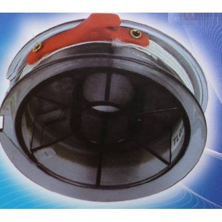 Dispositivo per Bloccare e Tagliare Filo in Bobina