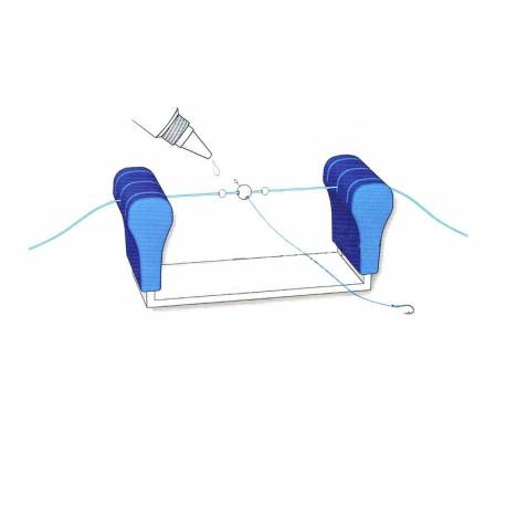 supporto montaggio terminali da pesca