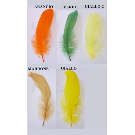 2 piume fianco oca costruzione mosche artificiali