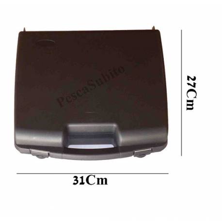 valigetta porta ecoscandaglio o accessori da pesca