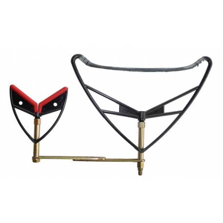 supporto doppio reggicanna pesca inglese ledgering