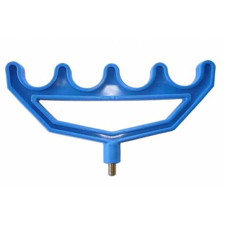 appoggiacanna filettato 4 postazioni