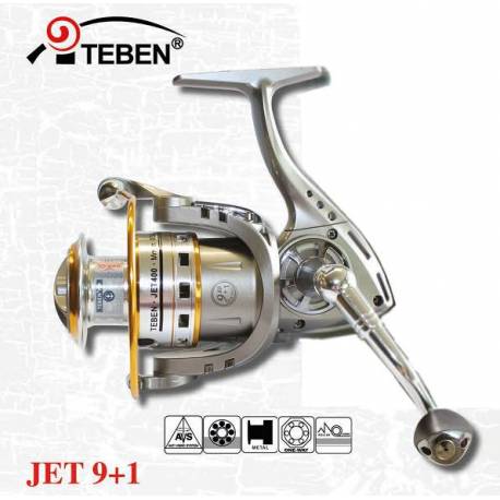 Mulinello da Pesca - Teben Jet 10 Cuscinetti