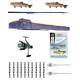 kit trota lago canna genetic 12/16g + mulinello sword + accessori