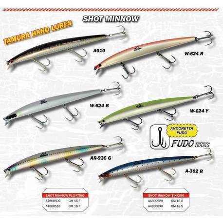 shot minnow 16cm floating