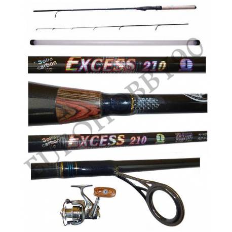 kit canna trout game exces 2.10m 1/8g + mulinello jf1000