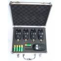 kit valigetta 4 segnalatori + centralina carpfishing