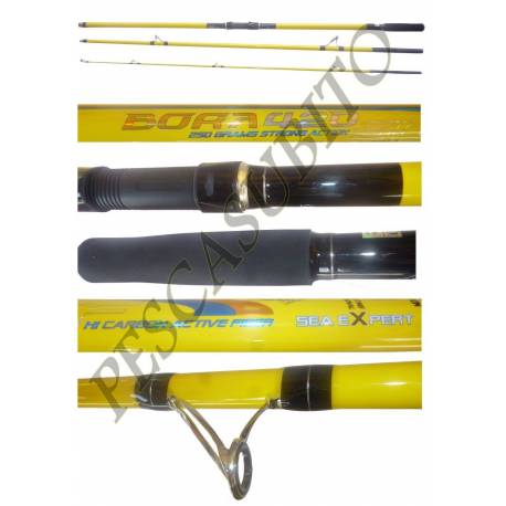 Canna Surfcasting 4,20m 250g Azione Ripartita 3 Sezioni - Bora