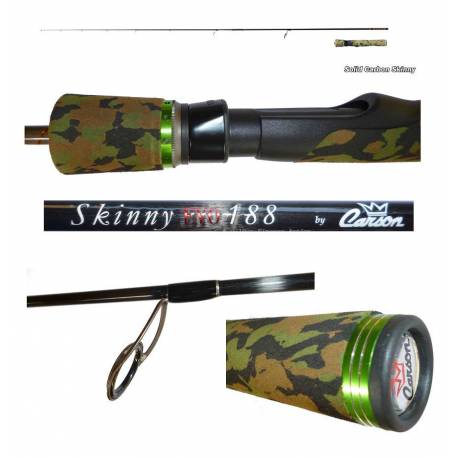 Canna da Pesca Spinning - 1.88m 0/10g - Carson Skinny Evo