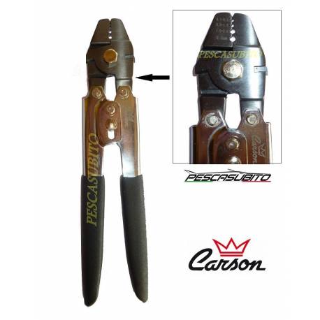 Pinza crimpatrice schiaccia manicotti - Carson