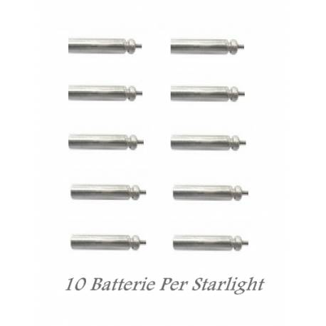 10 Batterie a litio PL90 per Starlight a led