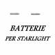 2 Batterie a litio PL90 per Starlight a led