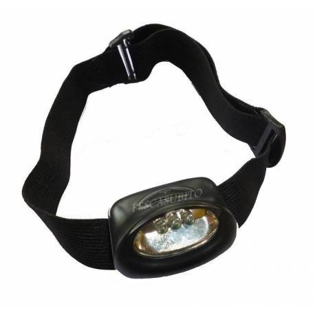 Lampada da testa a led staccabile con calamita