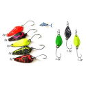 Kit 8 micro ondulanti spoon trota trout game