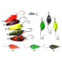 Kit 11 micro ondulanti spoon trota trout game