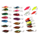 Kit 24 Spoon Ondulanti Pesca Trota Trout Area Game