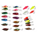 Kit 24 Spoon Ondulanti Pesca Trota Trout Area Game