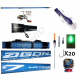 Kit Pesca Canna Bolognese Agon 7Mt + Mulinello + Fodero + Accessori