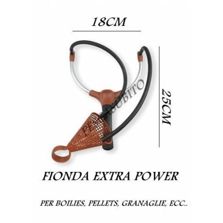 Fionda Grande da Pesca Carpfishing Lancia Boilies Granaglie Pellet Pastura