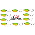 Kit 10 Spoon 3g Ondulanti Pesca Trota Trout Area Game - Carson Tiger