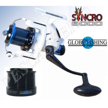 Mulinello Frizione Anteriore Surfcasting Bolentino Carpfishing - Globe Fishing Syncro 6000