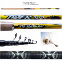 Kit Canna Pesca Inglese Bombarda + Mulinello - Globe Fishing Tiger Kaya