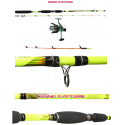 Kit Canna Pesca Seppia Calamaro + Mulinello - Globe Fishing Eging Capture Sword
