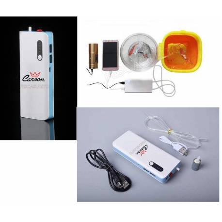 Ossigenatore da Pesca Carica Cellulare - Carson FK-167