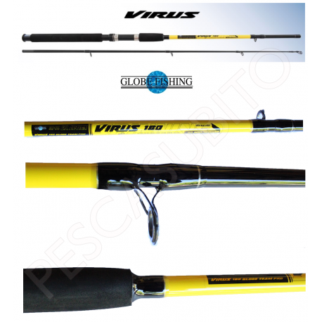 Canna da Pesca Spinning - Globe Fishing Virus 2,10Mt 30/60Gr