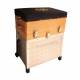 Panchetto Paniere da Pesca in Legno con Cassetti - Leader Line