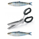 Forbici Trita Esche Sarde - 5 Lame