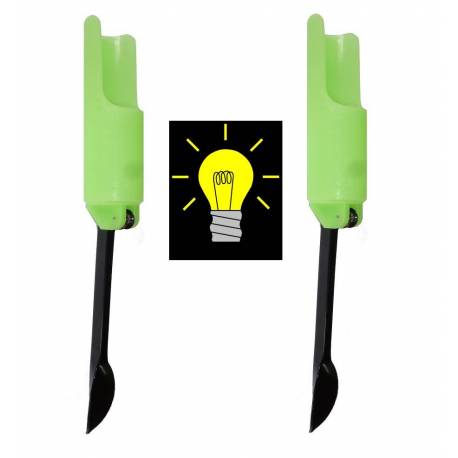 Kit 2 Poggiacanna Fluorescenti da Pesca a Fondo