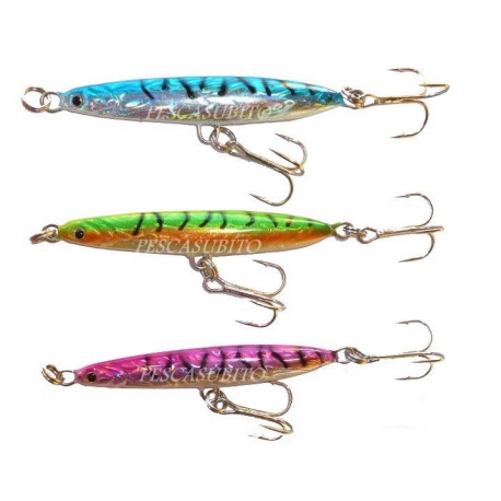 Kit 3 Jig 50g in metallo pesca spinning in mangianza