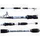 Canna Spinning Telescopica - Globe Fishing Vento 2,10Mt