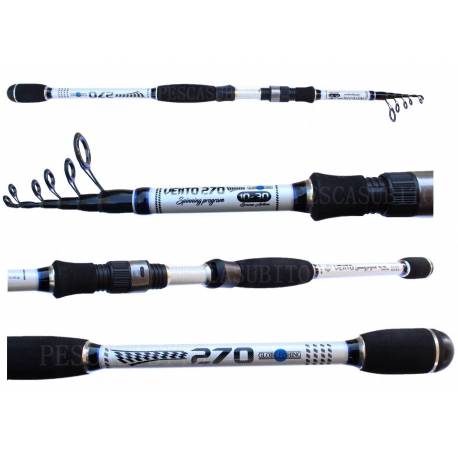 Canna Spinning Telescopica - Globe Fishing Vento 2,70Mt
