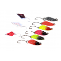 Kit 9 Spoon 3Gr Pesca Spinning Trota Trout Area Game
