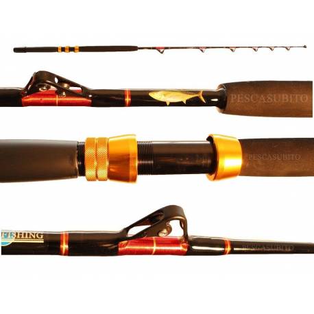 Canna Carrucolata Pesca Traina e Big Game Tonno - Globe Fishing / Suprem Stand Up