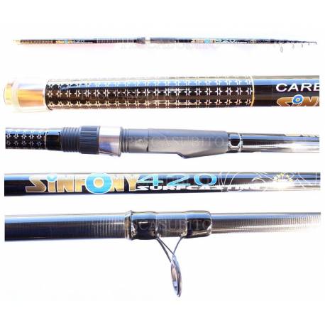 Canna Surfcasting Telescopica in Carbonio / Sinfony 4,20Mt - 180Gr