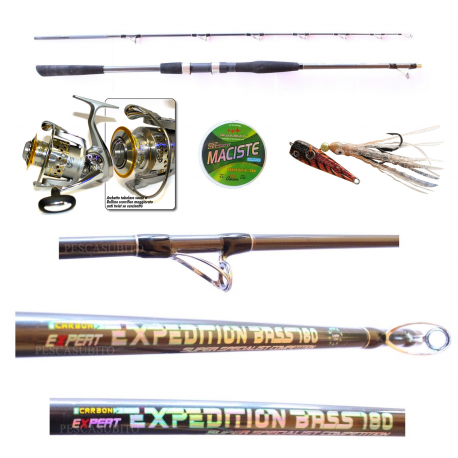 Kit Vertical Jigging Canna Expedition Bass 1.80Mt + Mulinello Talent 6000 + Inchiku + Treccia